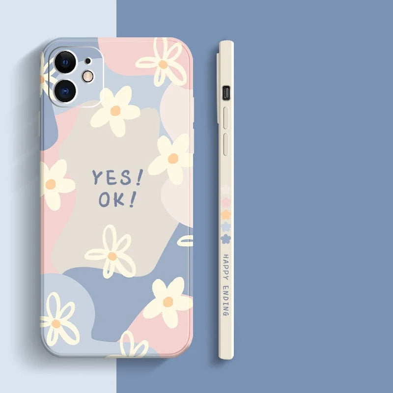 iPhone Case Retro Geometric Matte Anti-Scratch Non-Slip