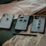 iPhone Case Waxed Leather Eye Design Scratch Protection