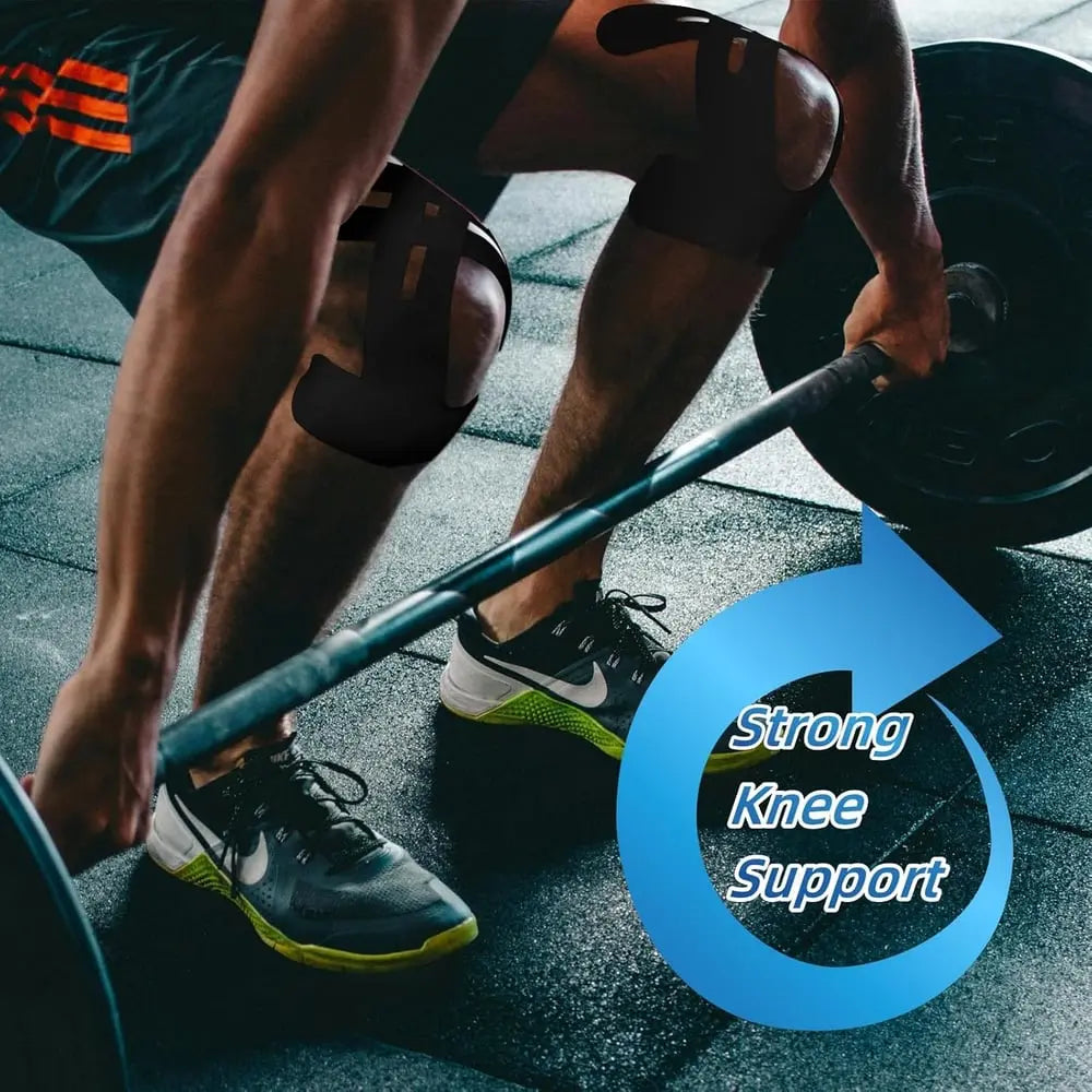 Vorgeschnittenes Kinesiotape für das Knie – Atmungsaktiv & Bequem