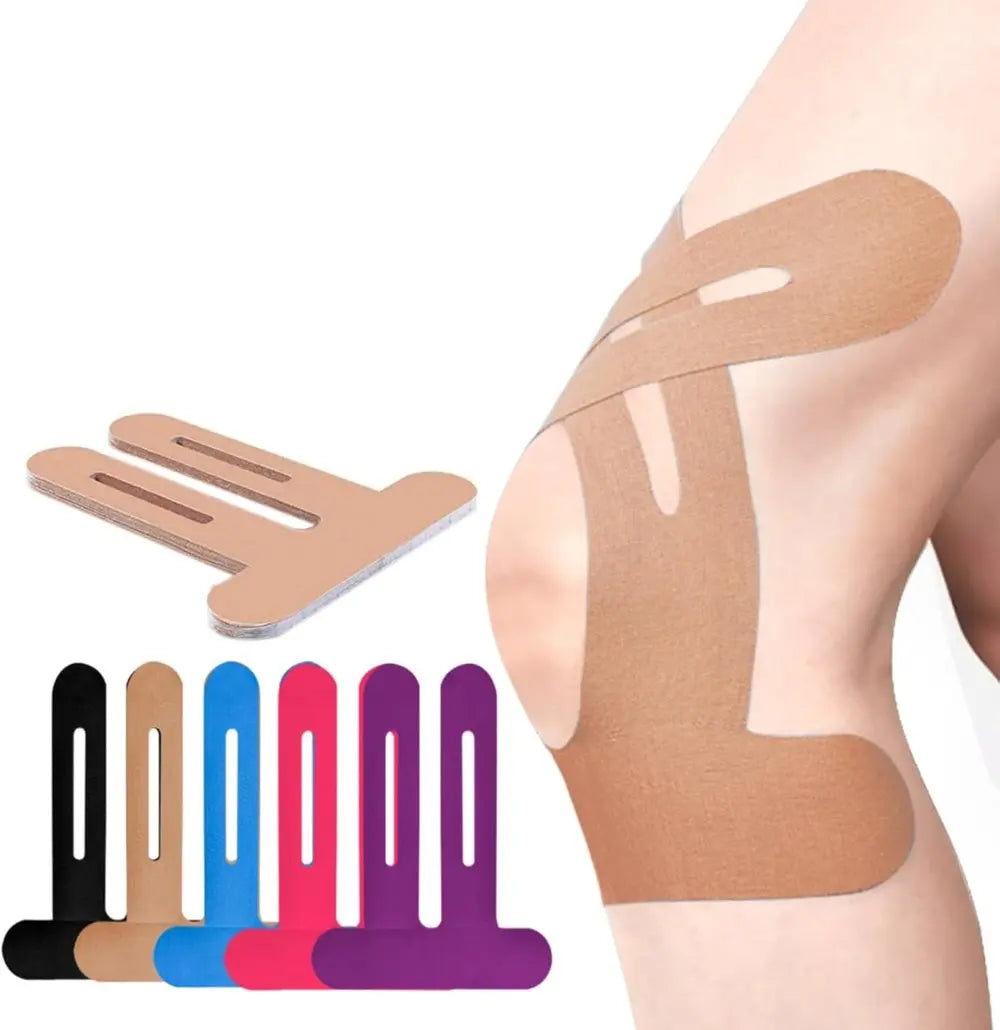 Vorgeschnittenes Kinesiotape für das Knie – Atmungsaktiv & Bequem