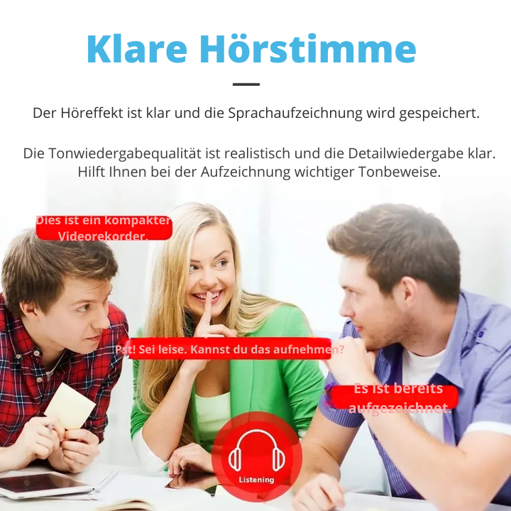 Überwachungs-Kamera für Innenräume | Nachtsicht & Bewegungserkennung