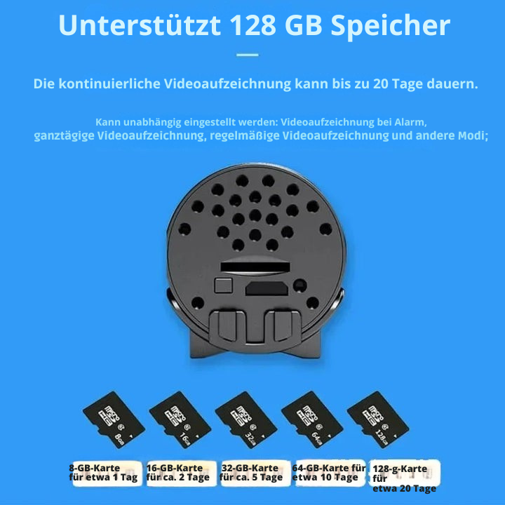 Überwachungs-Kamera für Innenräume | Nachtsicht & Bewegungserkennung