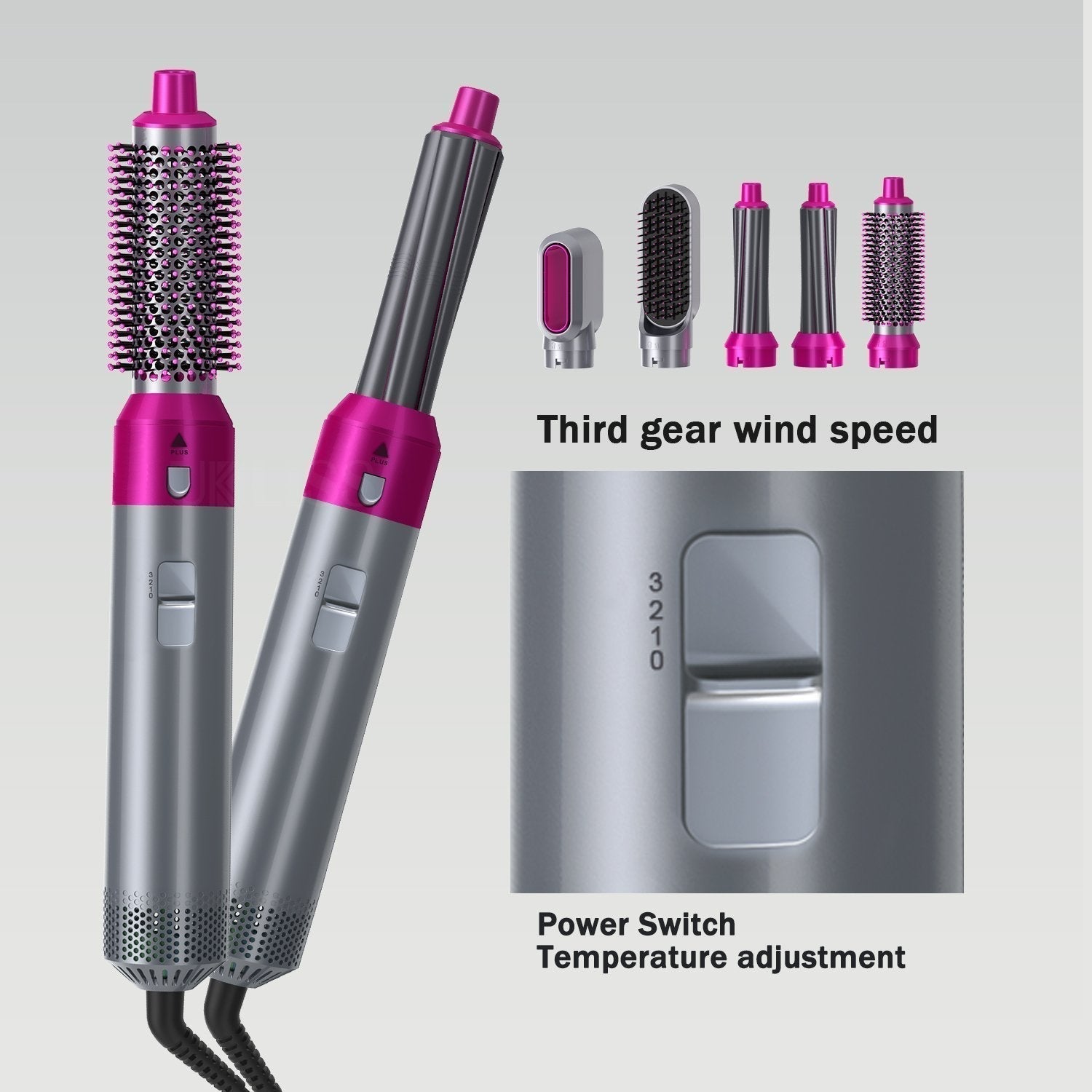 Versatile hair dryer for creative styling