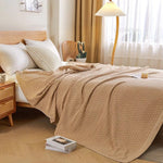 Light cotton summer blanket for restful nights