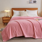 Light cotton summer blanket for restful nights