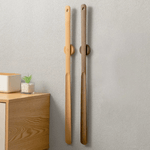 Eleganter Holz-Schuhlöffel mit Magnetfunktion