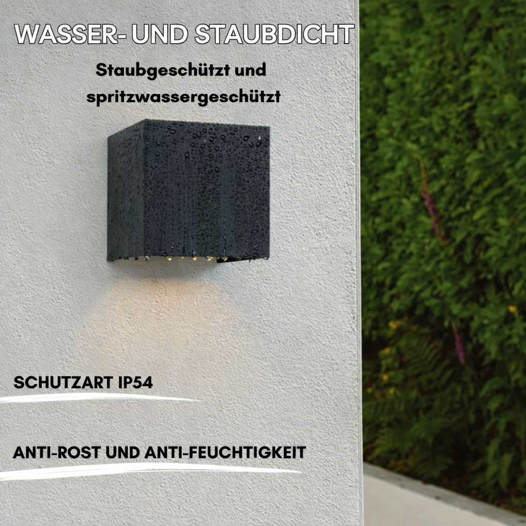 Moderne Wandleuchte | Kabelloses Licht mit Bewegungssensor | Flexibler Lichtwinkel