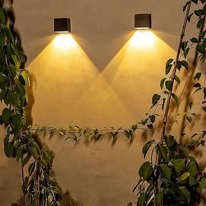 Solarbetriebene Wandleuchte | Wetterfeste LED Außenlampe | Luminara