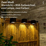 Solarbetriebene Wandleuchte | Wetterfeste LED Außenlampe | Luminara