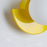 Moderne Halbkreis-Wandlampe mit LED-Beleuchtung für Innenräume