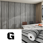 Wandpaneel | Elegantes Lamellen-Design | Matt und Spritzwassergeschützt