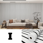 Wandpaneel | Elegantes Lamellen-Design | Matt und Spritzwassergeschützt