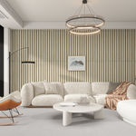 Wandpaneel | Elegantes Lamellen-Design | Matt und Spritzwassergeschützt