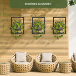 Wandpflanzenhalter | Metallgestaltung | Platzsparend | GrünRaum