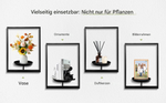Wandpflanzenhalter | Metallgestaltung | Platzsparend | GrünRaum