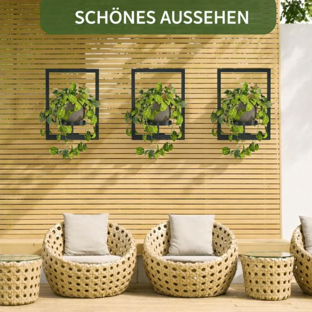 Wandpflanzenhalter | Elegantes Metall-Design | Multifunktional & Platzsparend