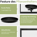 Wandpflanzenhalter | Elegantes Metall-Design | Multifunktional & Platzsparend