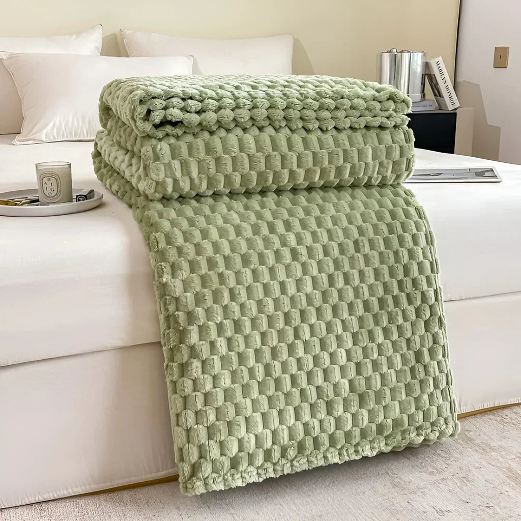 Cozy Blanket - Luxurious fleece blanket for sofa and bed