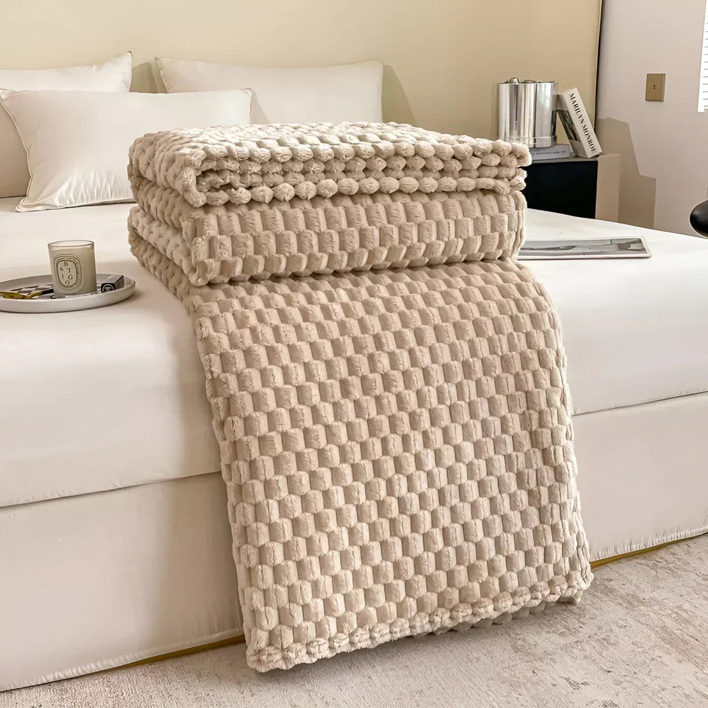Cozy Blanket - Luxurious fleece blanket for sofa and bed