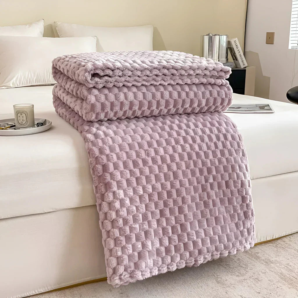 Cozy Blanket - Luxurious fleece blanket for sofa and bed