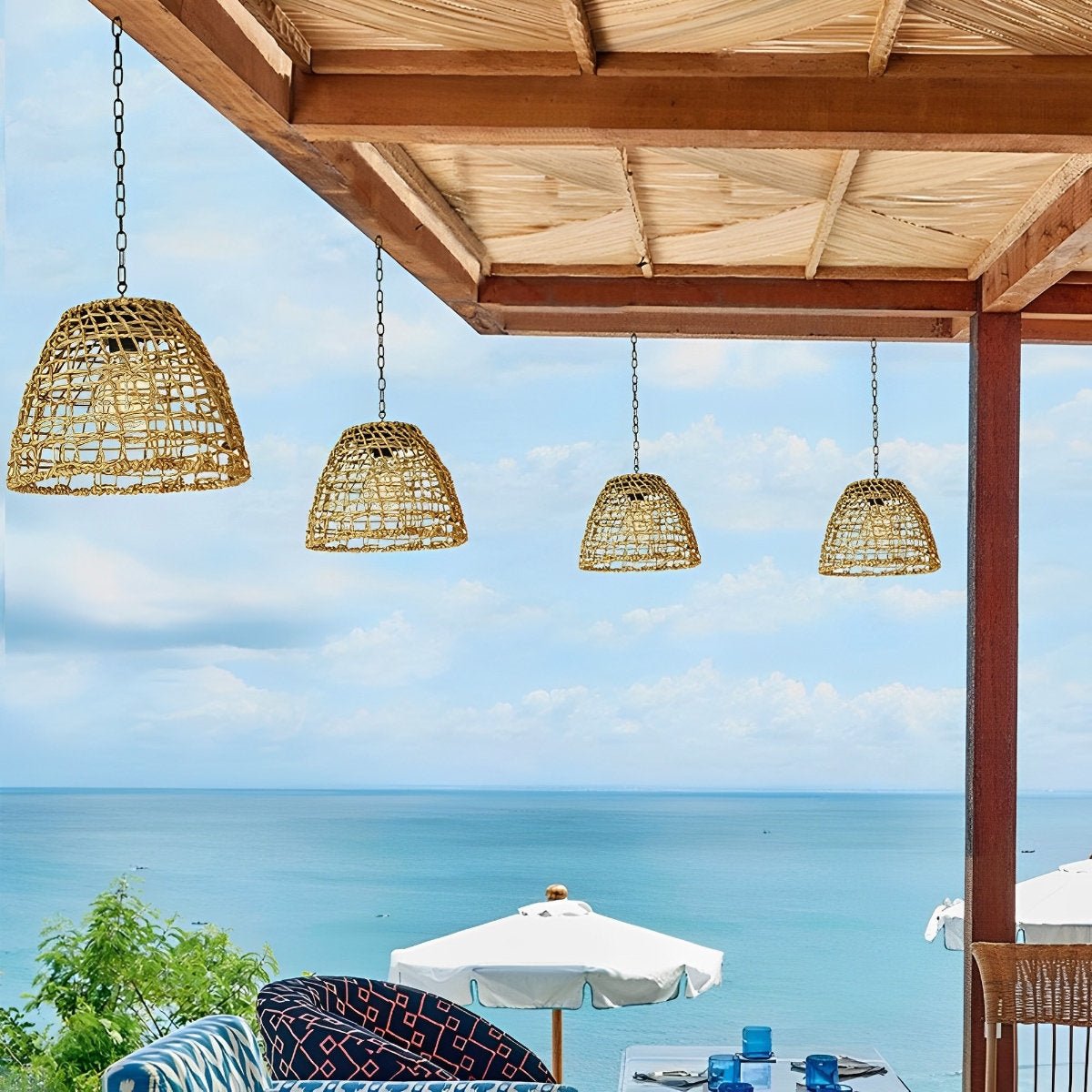 Solarhängelampe im Glockendesign – Wetterfest für den Garten