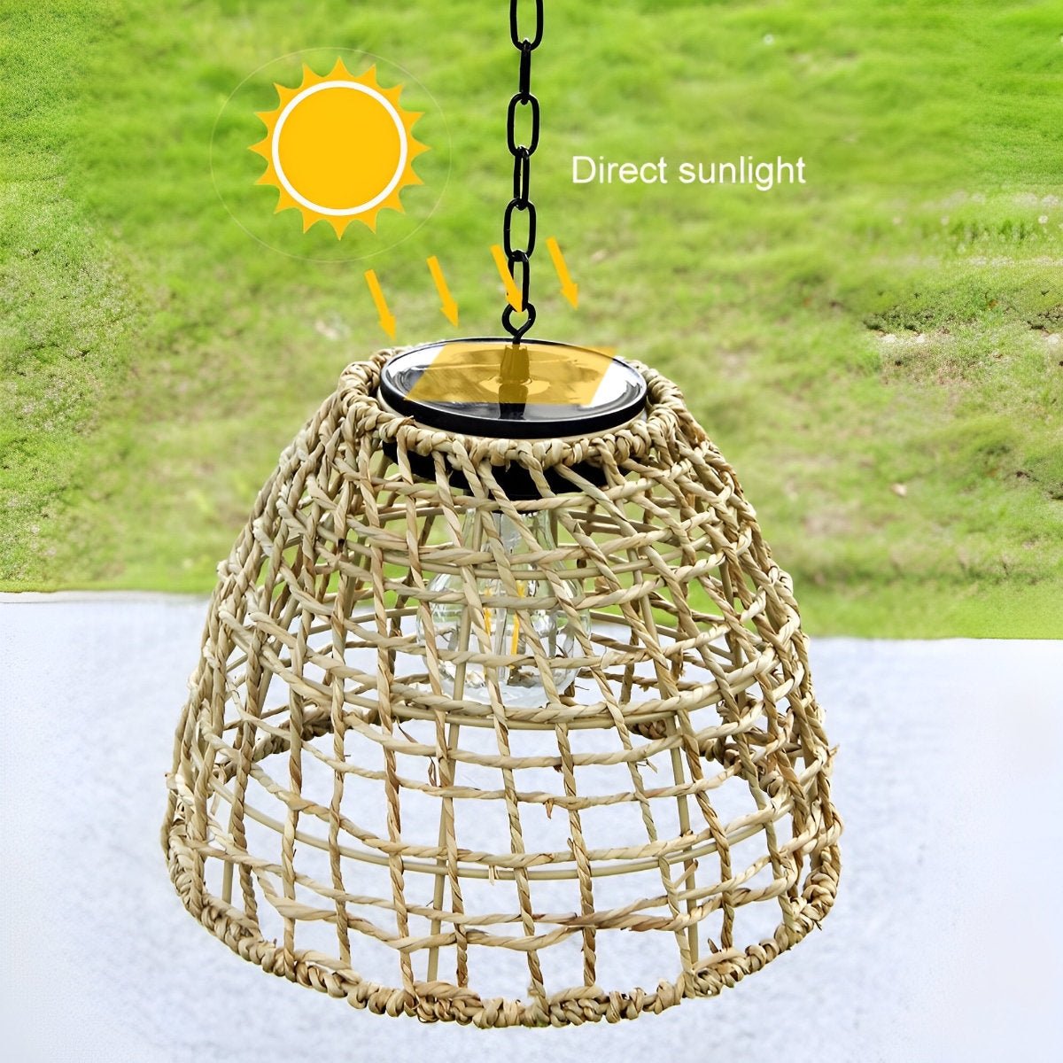 Solarhängelampe im Glockendesign – Wetterfest für den Garten