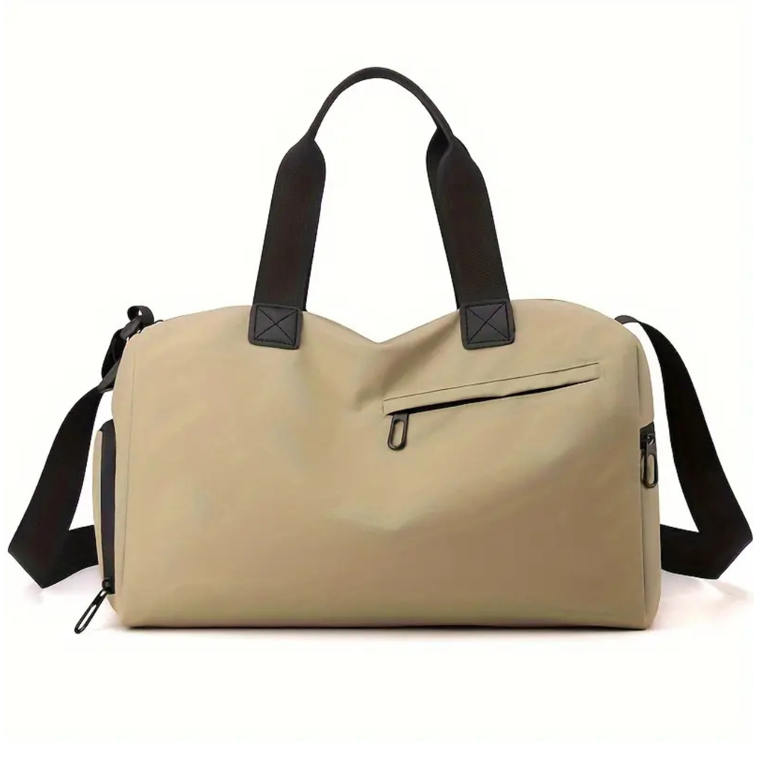 Practical sports bag for women with separate shoe compartment