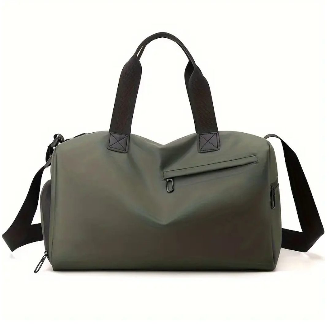 Practical sports bag for women with separate shoe compartment