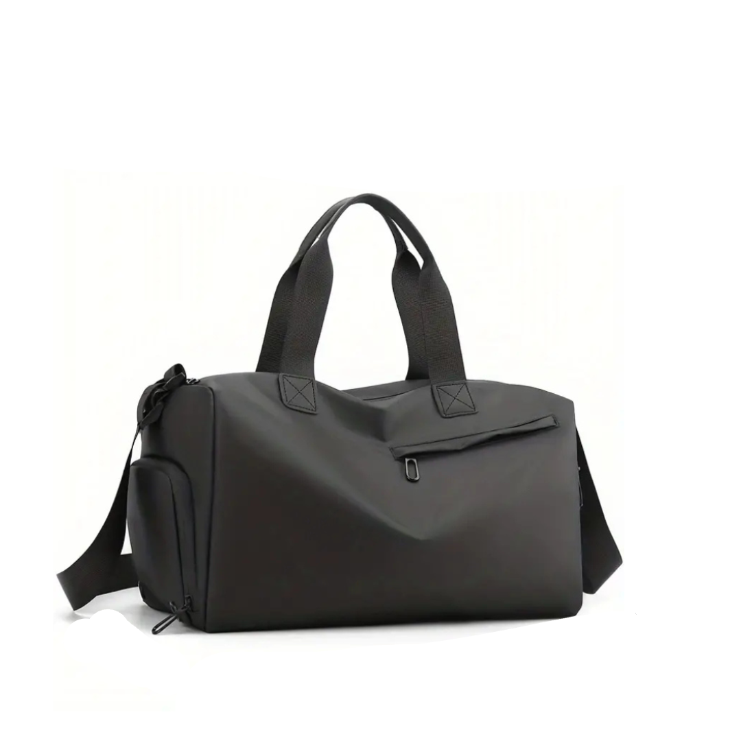 Practical sports bag for women with separate shoe compartment