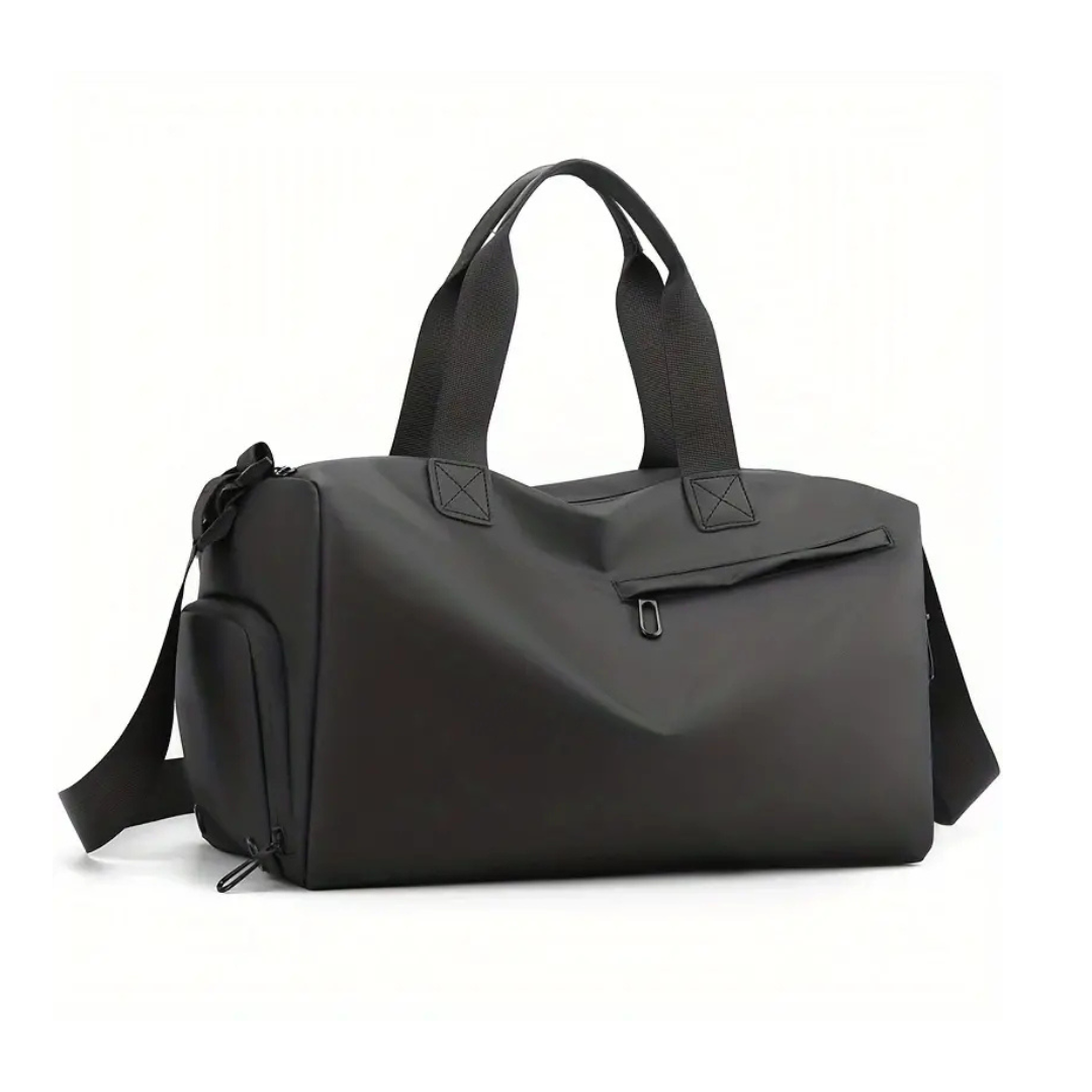 Practical sports bag for women with separate shoe compartment