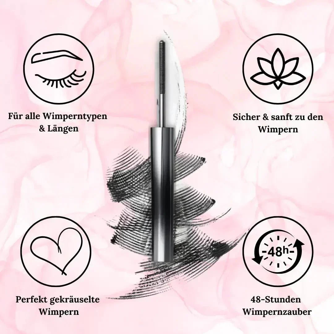 Wasserfeste Mascara für Volumen und Definition – GlamourLash