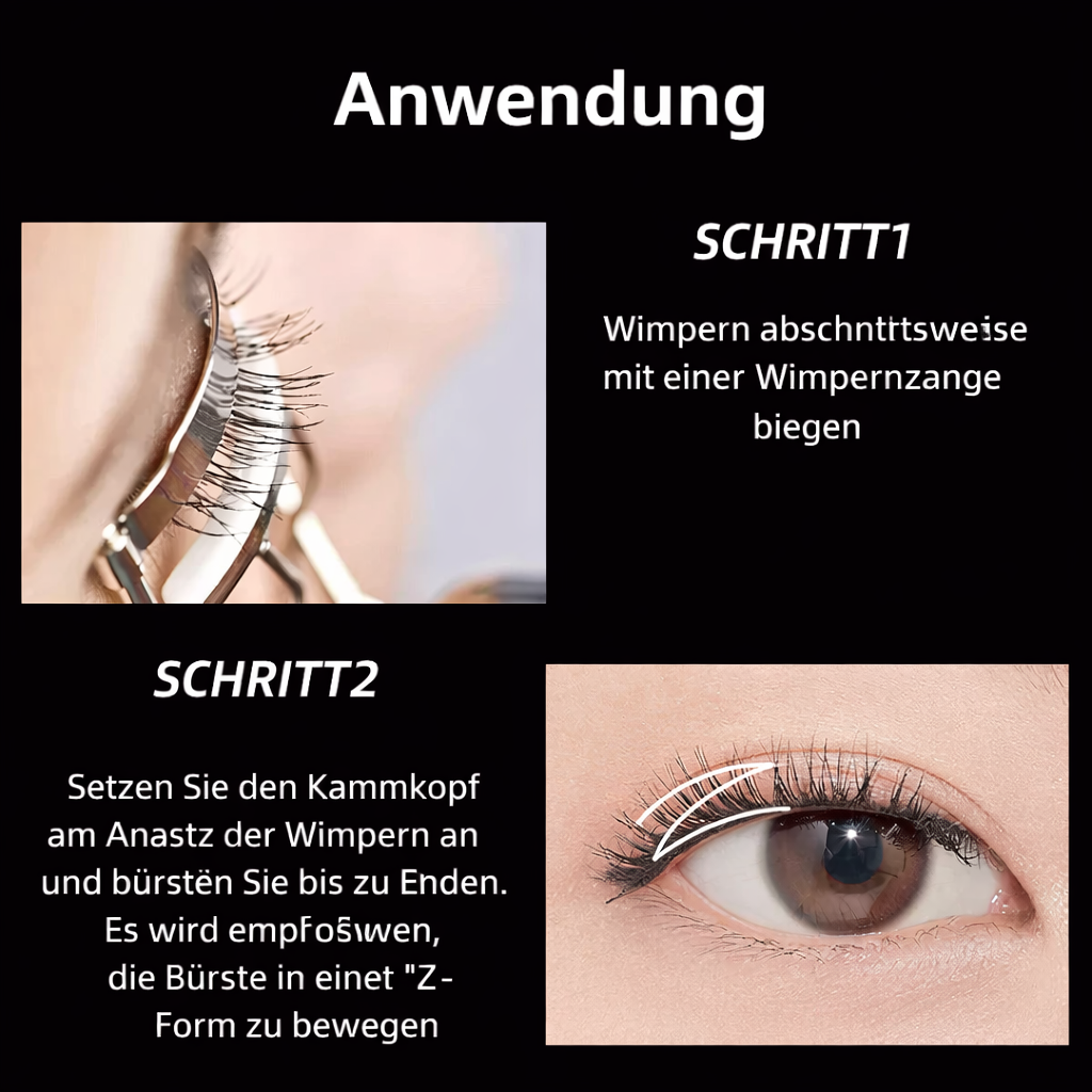 Wasserfeste Mascara für Volumen und Länge | Klumpenfrei