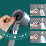 Wassersparender Duschfilter mit Massagefunktion | Hochdruck-Duschkopf
