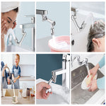 Flexibler Wasserhahnverlängerer | 1080° drehbar | 2 Wasserstrahlmodi