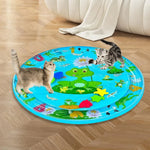 Spritzige Abenteuer-Spielmatte für Katzen