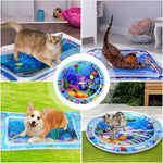 Spritzige Abenteuer-Spielmatte für Katzen