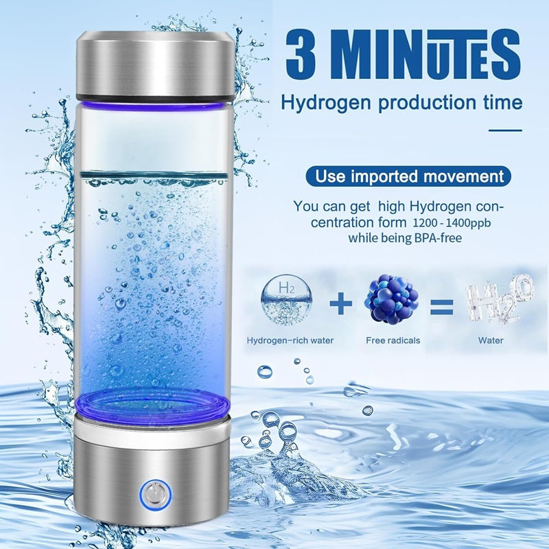 Wasserflasche mit Hydro Pro Generator