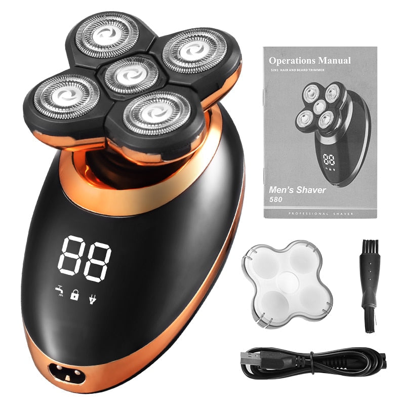 Versatile, Waterproof Cordless Trimmer for Men