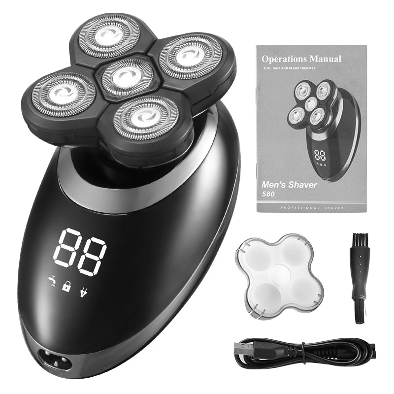 Versatile, Waterproof Cordless Trimmer for Men