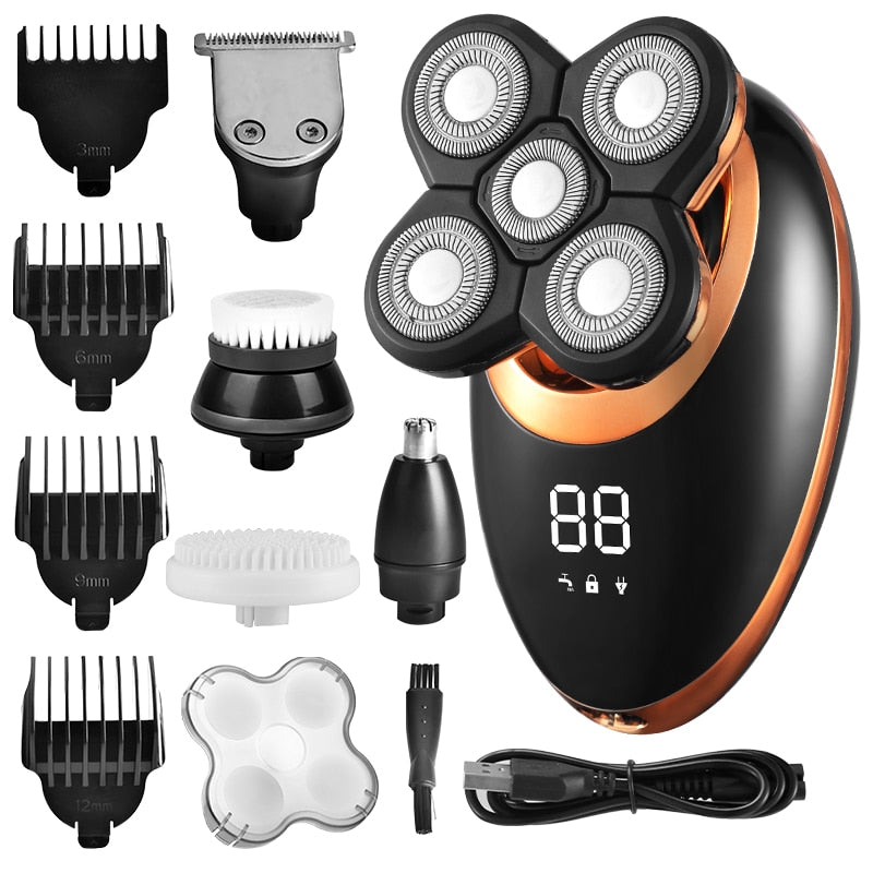 Versatile, Waterproof Cordless Trimmer for Men