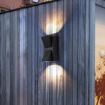 Wetterfeste Aluminium LED Außenwandlampe – Elegantes Licht für Garten und Terrasse