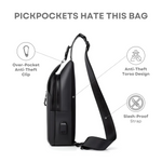 Security-Friendly Shoulder Bag | Water-Resistant and Anti-Theft