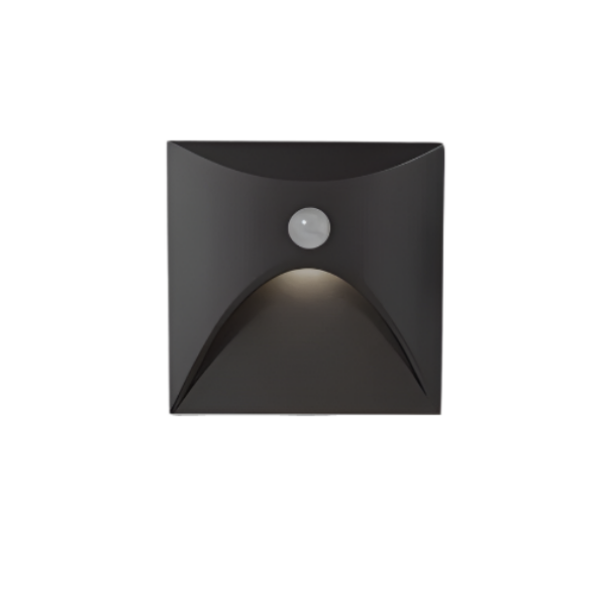 Wetterfeste Außenwandleuchte mit Bewegungsmelder – Slim LED Design