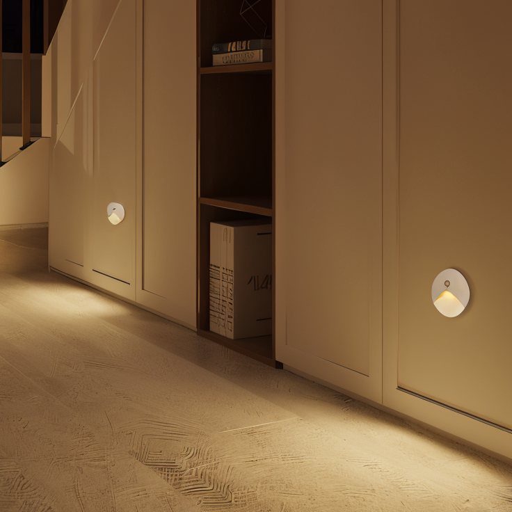 Wetterfeste Außenwandleuchte mit Bewegungsmelder – Slim LED Design