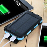 Robuster Solar-Ladeakku 30000mAh mit zwei USB-Anschlüssen