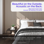 Elegant Wooden Acoustic Panels for Your Home