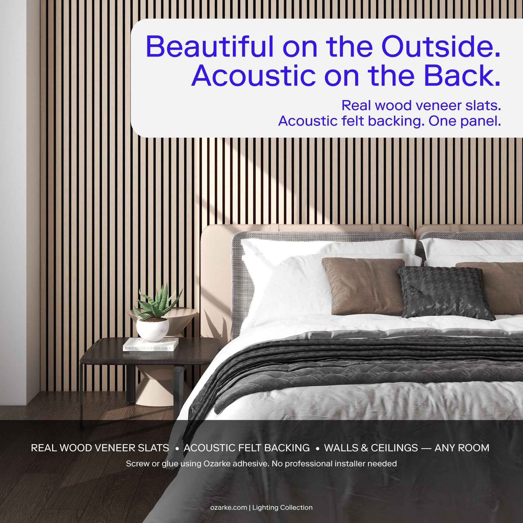 Elegant Wooden Acoustic Panels for Your Home