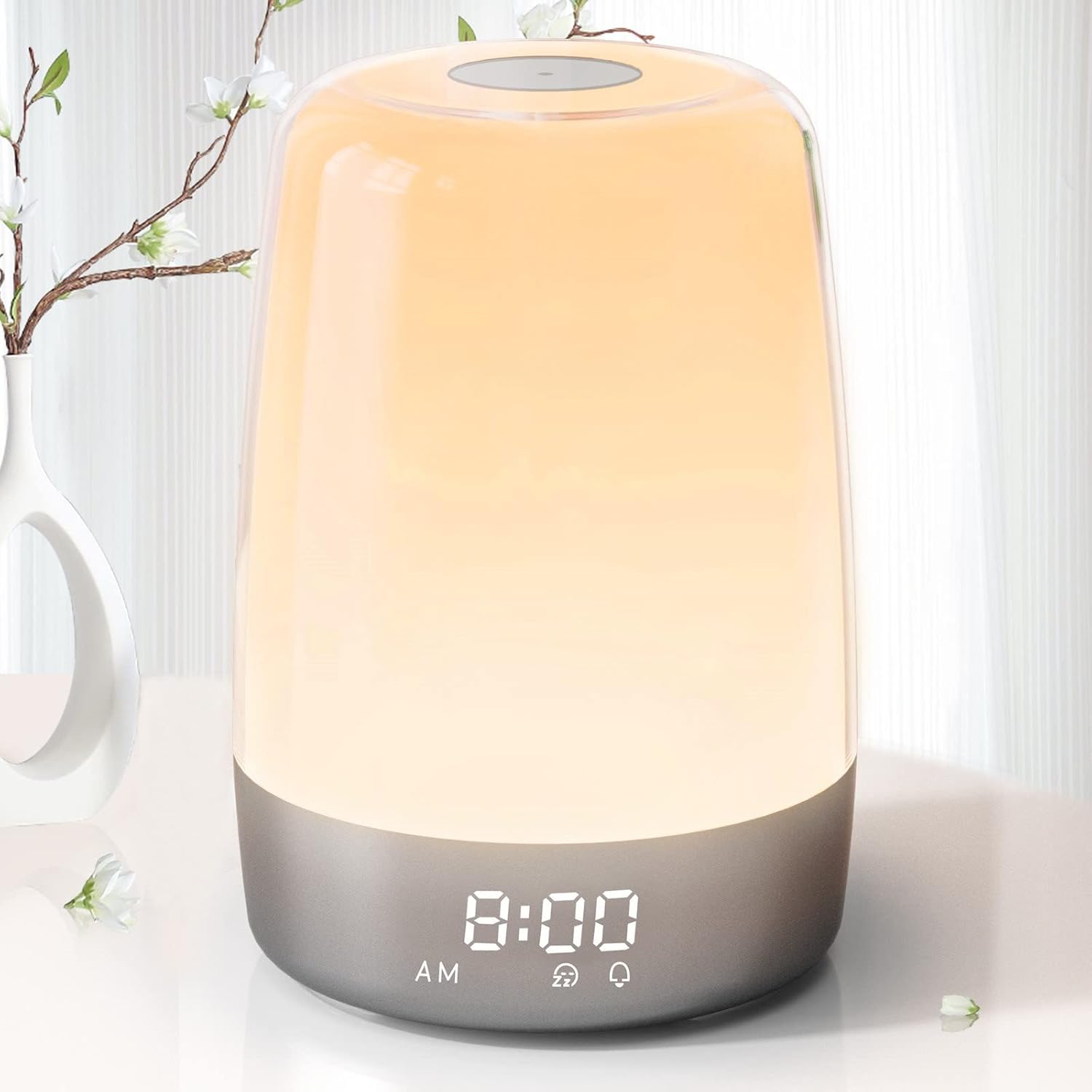 Lichtwecker mit Sonnenaufgangs-Simulation und USB-C Ladefunktion
