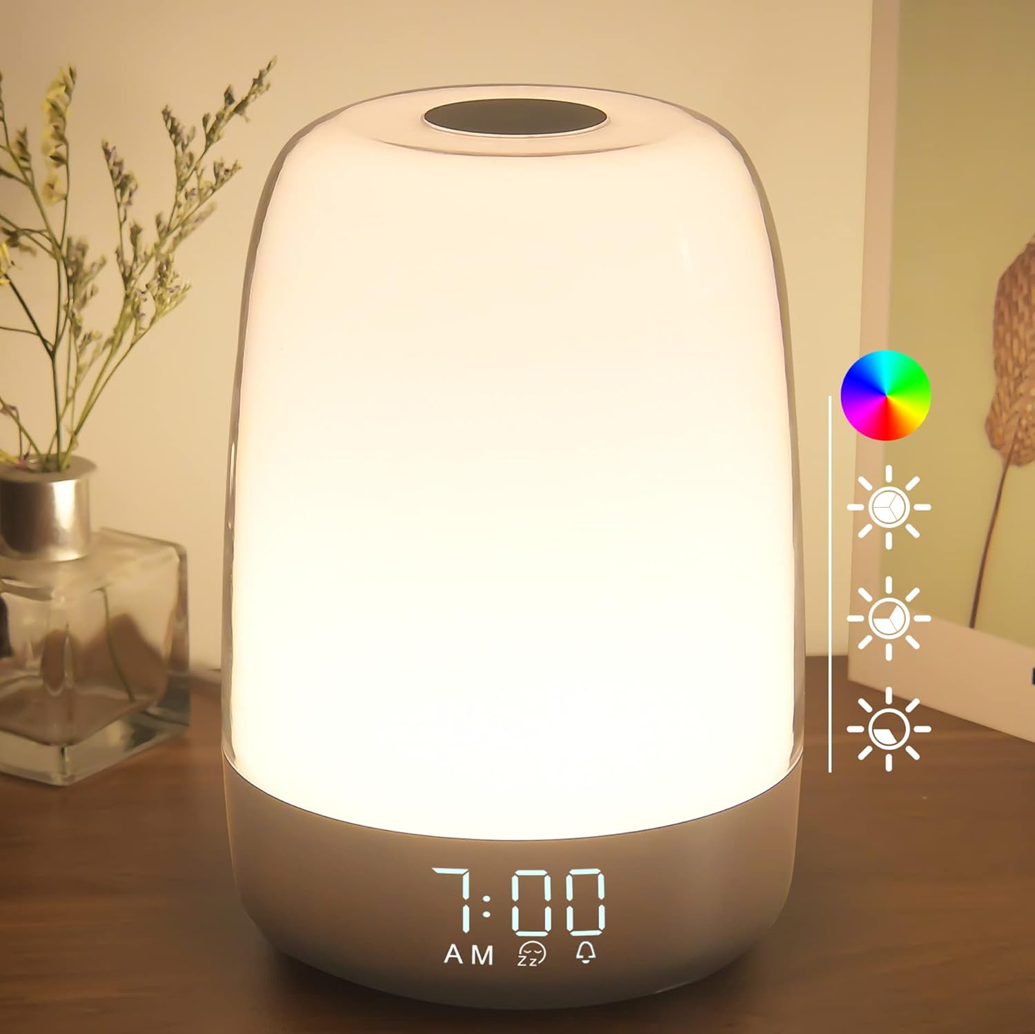 Lichtwecker mit Sonnenaufgangs-Simulation und USB-C Ladefunktion
