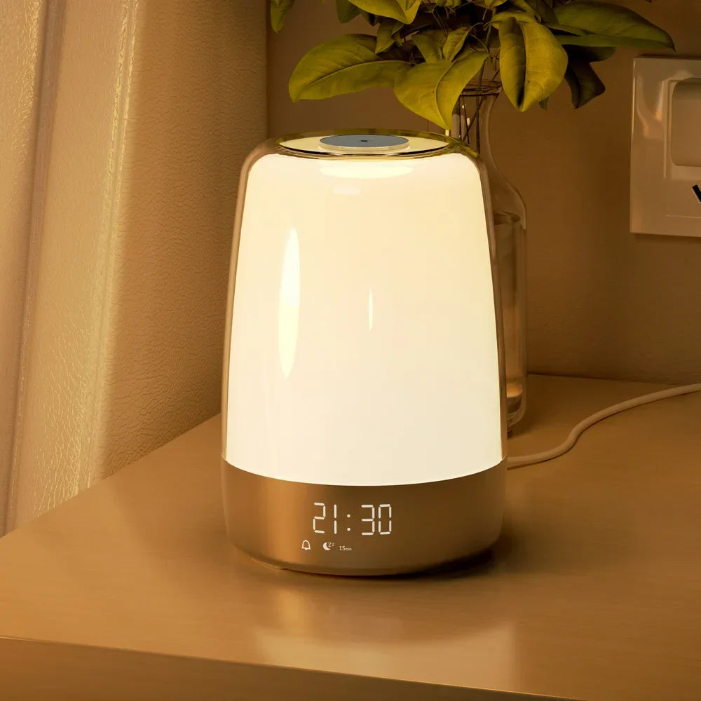 Lichtwecker mit Sonnenaufgangs-Simulation und USB-C Ladefunktion